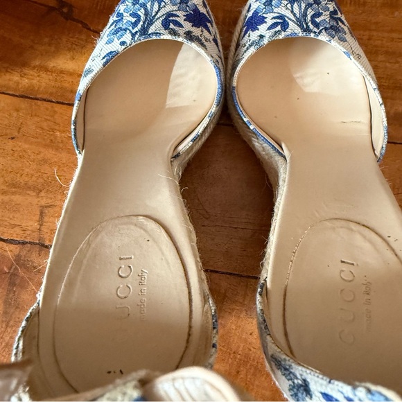 Gucci Cruise 2007 Runway Flora Espadrille Wedges – 7.5 - Picture 11 of 16